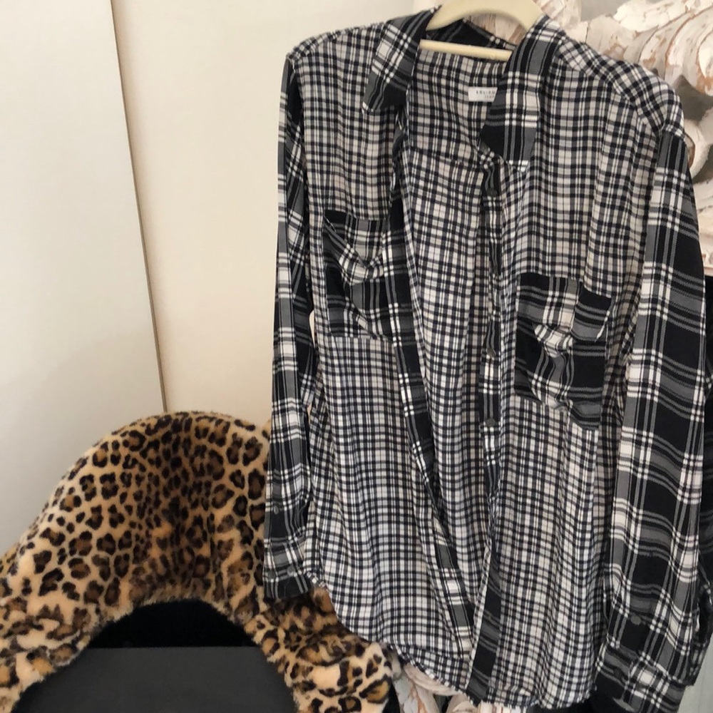 Baggy button up blouse
